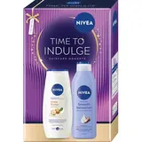 NIVEA dárková sada (sprch. gel + tělové mléko) Body Smooth box