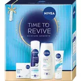 NIVEA dárková sada (mýdlo + antiperspirant + sprch. gel + krém) Soft Quartet box