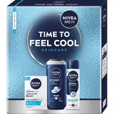 NIVEA Men dárková sada (balzám po holení + antiperspirant + sprch gel 3v1) Balm Cooling box