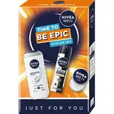 NIVEA Men dárková sada (sprch. gel + antiperspirant + krém) Deo Epic box