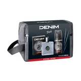 DENIM Black dárková sada (voda po holení + deo) taška