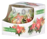 Emocio Christmas Decorations vonná svíčka, Dekor 80 x 72 mm