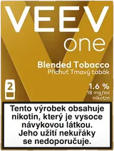 VEEV One 2000 Blended Tobacco 2 náplně do e-cigarety