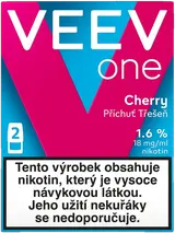 VEEV One 2000 Cherry 2 náplně do e-cigarety