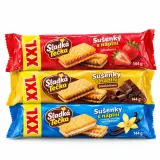 Sladká Tečka XXL Sušenky s náplní