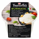 K-FAVOURITES Burrata přírodní sýr s krémovou náplní ze smetany