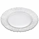Koopman Talíř 32 cm 2ASS sklo 1 ks