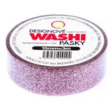 Páska lepicí Washi třpytky 3m 1 ks