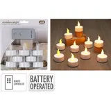 Koopman Čajová svíčka LED set ovladač 8 ks