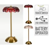 Koopman Lampa stolní LED 30 cm 2ASS sklo 1 ks