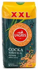 Lagris čočka červená půlená