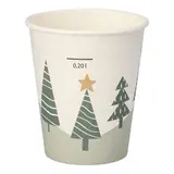 STARPAK Kelímek papírový Stromky 200 ml 50 ks