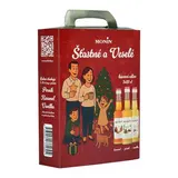 MONIN dárkový box Veselé Vánoce 3 x 250 ml