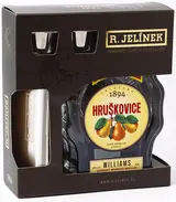 R. JELÍNEK Hruškovice 42 %, butylka + 2 sklenice