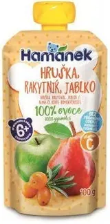 Hamánek 100% ovoce Hruška, rakytník, jablko