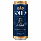 Krušovice Bohém ležák plech