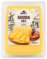 Albert Gouda 48% - plátky