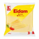 K-CLASSIC Eidam 30% polotvrdý sýr bloček